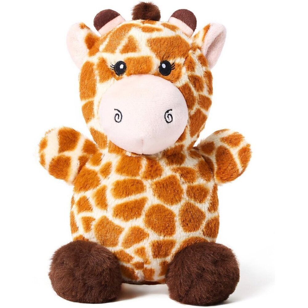 Squeaky Dog Toys for Small Dogs – Plush Giraffe Chew Toy with Crinkle Paper & Do